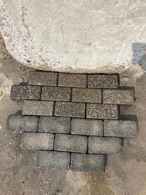 gebruikte betonklinkers bkk zwart / antraciet 21x10,5x8, Tuin en Terras, Tegels en Klinkers, Gebruikt, Klinkers, Beton, 10 m² of meer