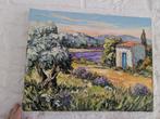 Schilderij R. Vincent- Lavandes à Banon, Antiek en Kunst, Ophalen of Verzenden
