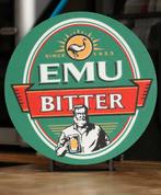 EMU bitter logo lamp, Verzamelen, Biermerken, Ophalen of Verzenden, Zo goed als nieuw, Reclamebord, Plaat of Schild, Overige merken