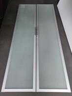 IKEA matglas kastdeuren (50x230), zijwanden,  schoenenplanke, Ophalen, Gebruikt, Matglas, 200 cm of meer