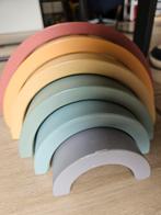 Houten Regenboog Pastel - Bouw & Creatief Speelgoed, Ophalen of Verzenden, Gebruikt, Bouwen
