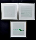 Han Jansen - Planverschuiving 1 2 3 - Zeefdrukken Groningen, Antiek en Kunst, Kunst | Litho's en Zeefdrukken, Ophalen of Verzenden