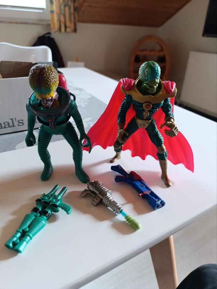 Mars Attacks! Actiefiguren - Zoldervondst, Kinderen en Baby's, Speelgoed | Actiefiguren, Gebruikt, Ophalen of Verzenden