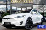 Tesla Model X 100D|AUTOPILOT|PANO|22''|360|LEDER|KEYLESS, Auto's, Automaat, Model X, Gebruikt, Zwart