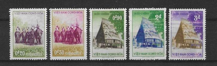 Vietnam (Zuid) Michel 135-139 postfris, Postzegels en Munten, Postzegels | Azië, Postfris, Zuidoost-Azië, Ophalen of Verzenden