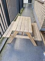 Leuke kinderpicknicktafel - in goede staat, Tuin en Terras, Picknicktafels, Gebruikt, Rechthoekig, Hout, Ophalen