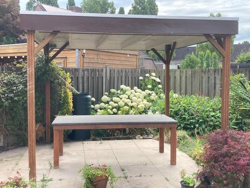 (Sluiting vandaag) Overkapping 300x300 met ingebouwde spots, Tuin en Terras, Overkappingen, Zo goed als nieuw, Tuinpaviljoen, Ophalen