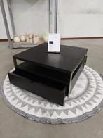 Riviera Maison Savannah salontafel zwart - rvs, Ophalen, 50 tot 100 cm, Vierkant, 50 tot 100 cm
