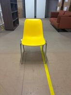 Gele kantinestoel PVC kuip, Ophalen, Kunststof, Gebruikt, Overige kleuren