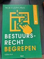Bestuursrecht Begrepen - Albers druk 5, Nieuw, HBO, Ophalen of Verzenden, Alpha