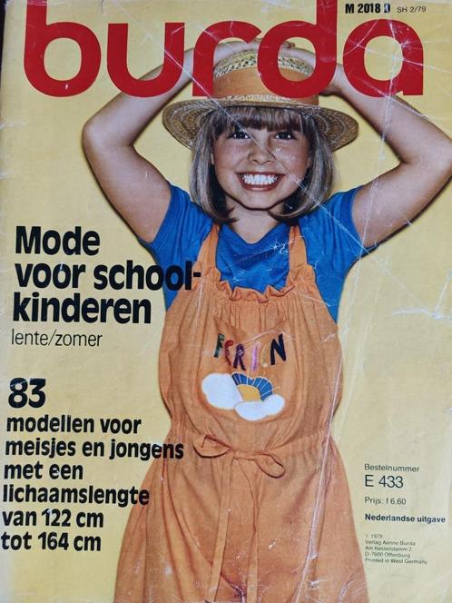 Burda kindermode vintage 1979 83 modellen, Hobby en Vrije tijd, Kledingpatronen, Zo goed als nieuw, Kind, Burda, Ophalen of Verzenden