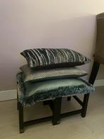 Claudi kussens + PTMD krukjes, Ophalen of Verzenden, Gebruikt, Groen, Rechthoekig