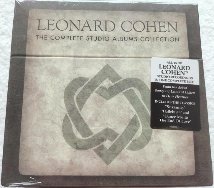 Leonard Cohen ‎– The Complete Studio Albums Collection = Sea, Cd's en Dvd's, Cd's | Schlagers, Nieuw in verpakking, Boxset, Ophalen of Verzenden