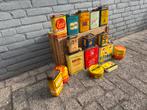Vintage Blikken Collectie - Verf & Poetsmiddelen - Curiosa B, Antiek en Kunst, Curiosa en Brocante, Ophalen of Verzenden
