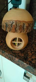 Houten paddestoel lamp, Kinderen en Baby's, Kinderkamer | Inrichting en Decoratie, Ophalen, Lamp