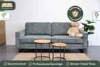 2,5 zits Rechte bank Groen Turquoise [Refurbished], Huis en Inrichting, Banken | Bankstellen, -, -, Driepersoons, 75 tot 100 cm