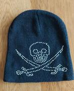 Zwarte mutsen met applicatie 11x, Ophalen of Verzenden, Zo goed als nieuw, Carnaval, Accessoires