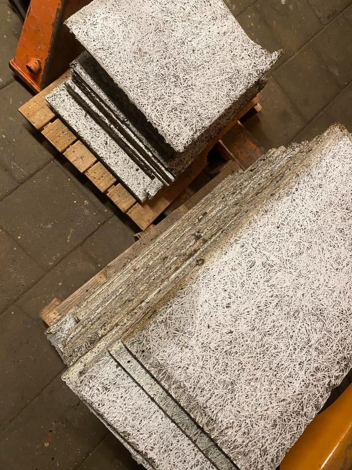 Houtwolcementplaten, Doe-het-zelf en Verbouw, Platen en Panelen, Gebruikt, Overige materialen, Minder dan 20 mm, Ophalen