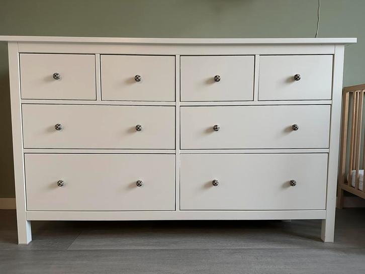 IKEA HEMNES Ladekast 8 lades / Commode, Huis en Inrichting, Kasten | Ladekasten, Gebruikt, Minder dan 100 cm, 150 tot 200 cm, 50 tot 75 cm