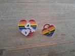 2 mooie kleurrijke regenboog pins te koop, Verzamelen, Speldjes, Pins en Buttons, Ophalen of Verzenden, Nieuw, Overige onderwerpen
