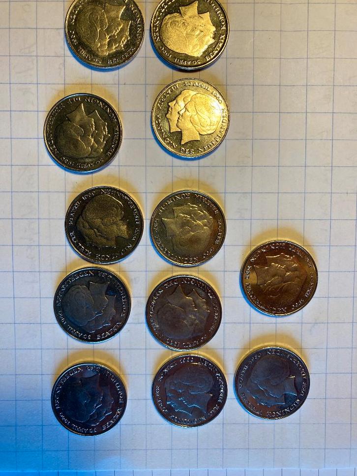 rijksdaalders 1980, Postzegels en Munten, Munten | Nederland, Losse munt, 2½ gulden, Koningin Juliana, Ophalen of Verzenden