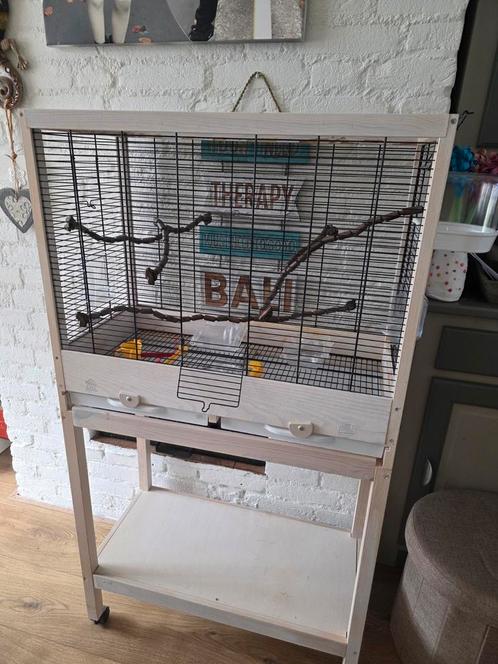 Vogelkooi incl. standaard Ferplast Guiletta 5 (69x34,5x58), Dieren en Toebehoren, Vogels | Hokken en Kooien, Gebruikt, Vogelkooi