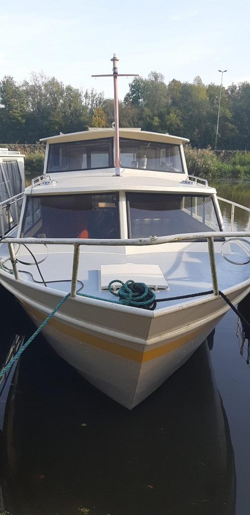 Staal boot, Watersport en Boten, Motorboten en Motorjachten, Gebruikt, Staal, Diesel, Ophalen