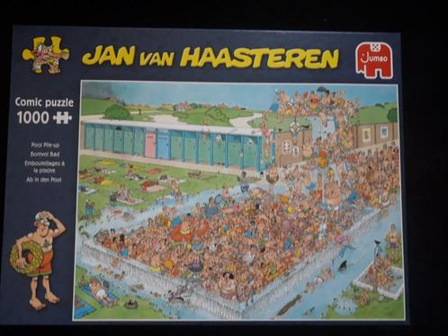 Jan van Haasteren - Pool Pile Up, Hobby en Vrije tijd, Denksport en Puzzels, Zo goed als nieuw, Legpuzzel, 500 t/m 1500 stukjes