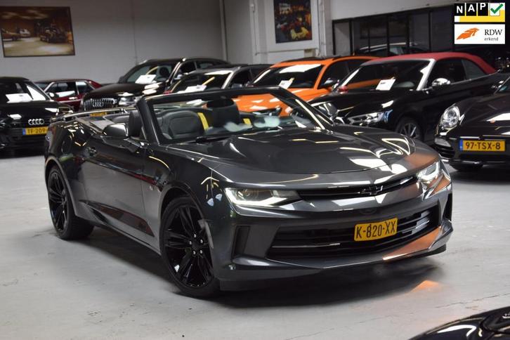 Chevrolet USA Camaro Convertible 2.0 Turbo 50th Anniversary, Auto's, Chevrolet, Bedrijf, Te koop, Camaro, ABS, Achteruitrijcamera