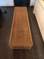 Rotan bankje / voetenbank /salontafel, Ophalen, Minder dan 50 cm, 125 cm of meer, Riet of Rotan