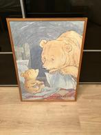 Kunst voor kinderen; Kun je niet slapen, kleine beer?, Ophalen of Verzenden, Zo goed als nieuw, Wanddecoratie