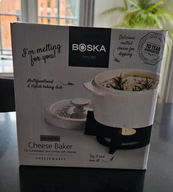 Boska Cheese Baker - Kaasfondue Set, Huis en Inrichting, Keuken | Keukenbenodigdheden, Nieuw, Ophalen of Verzenden