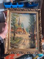 Oud schilderij Budel Noord Brabant - Jan Kelderman, Antiek en Kunst, Kunst | Schilderijen | Klassiek, Ophalen of Verzenden