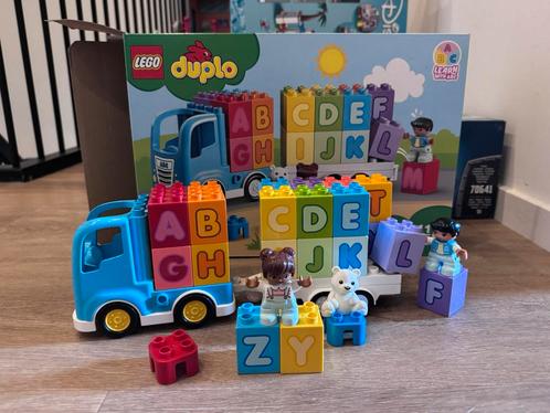 LEGO Duplo Alfabet Vrachtwagen – Compleet en in topstaat!, Kinderen en Baby's, Speelgoed | Duplo en Lego, Zo goed als nieuw, Duplo