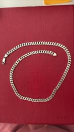 925 steelibg zilver ketting 50 cm 6 mm gourmetschakel, Sieraden, Tassen en Uiterlijk, Kettingen, Ophalen of Verzenden, Zo goed als nieuw