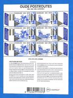 NVPH V3845-46 Oude Postroutes, Europazegels - 2020, Postzegels en Munten, Postzegels | Nederland, Verzenden, Na 1940, Postfris