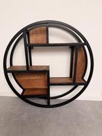Wandrek 75 cm hout metaal, Huis en Inrichting, Woonaccessoires | Wandplanken en Boekenplanken, Ophalen, Zo goed als nieuw