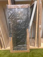 Glasdeur zwart - 83x201,5 - opdek rechtsdraaiend, 80 tot 100 cm, Binnendeur, Ophalen of Verzenden, Zo goed als nieuw