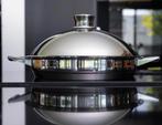 Sws Simtronic Grill Pan - Hoogwaardige Kwaliteit, Inductieplaat, Ophalen of Verzenden, Zo goed als nieuw, Rvs
