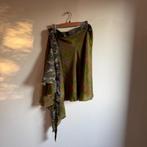 Boho Reversible Zijden Wikkelrok one size, Maat 38/40 (M), Ophalen of Verzenden, Zo goed als nieuw, Vintage