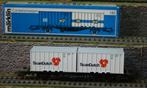 Marklin container wagens, Wisselstroom, Wagon, Ophalen of Verzenden, Zo goed als nieuw