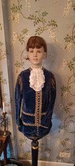 Antiek Fluwelen Theaterkostuum Page - Kleine Maat, Antiek en Kunst, Ophalen of Verzenden