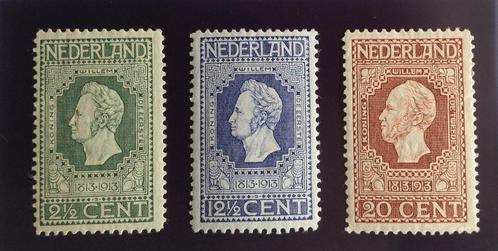 Koninkrijk der Nederlanden 100 jaar 6 zegels NVPH 90-95, Postzegels en Munten, Postzegels | Nederland, Postfris, T/m 1940, Verzenden