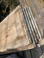 5 Steenschotten - Ideaal voor tuin, terras of aanhanger, Ophalen, Gebruikt, Planken, Hardhout