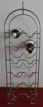 Wijnrek / Flessenrek kleur zilver 12 flessen, Huis en Inrichting, Ophalen, 5 tot 15 flessen, Zo goed als nieuw, Metaal