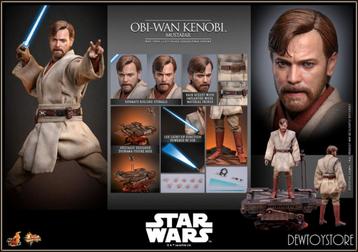 [𝗣𝗿𝗲-𝗼𝗿𝗱𝗲𝗿] Hot Toys MMS843 Obi-Wan Kenobi Mustafar beschikbaar voor biedingen