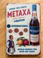 Metaxa Likeur Reclamebord 30 bij 20, Verzamelen, Merken en Reclamevoorwerpen, Ophalen of Verzenden, Zo goed als nieuw