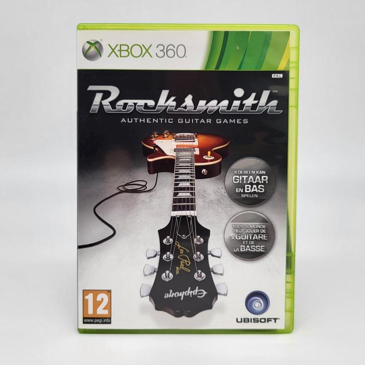 Rocksmith - XBOX 360 - PAL - Incl. Stickers, Spelcomputers en Games, Games | Xbox 360, Zo goed als nieuw, Muziek, 2 spelers, Vanaf 12 jaar