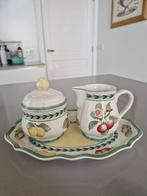 Suiker en melkset Villeroy en Boch French Garden Fleurence, Huis en Inrichting, Ophalen of Verzenden, Zo goed als nieuw, Porselein