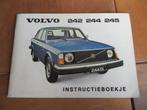 Instructieboek Volvo 242, Volvo 244, Volvo 245 1975, type 76, Auto diversen, Handleidingen en Instructieboekjes, Ophalen of Verzenden